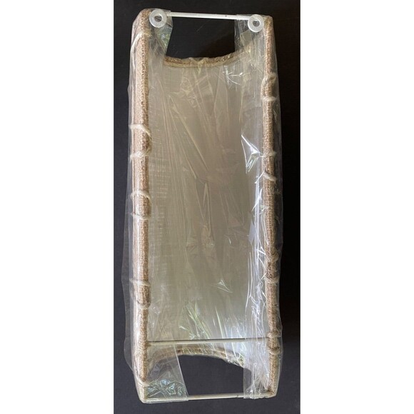 Pauline Libby Designer Sconce Natural Hemp Burlap Shade_ 14" x 5" x 5"_MSRP $375 - Picture 6 of 10